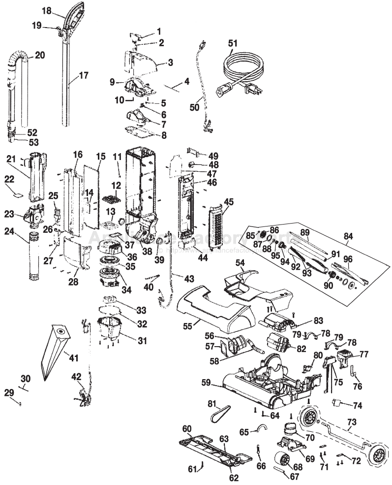 Parts for SC9180 | Eureka | Vacuum Cleaners